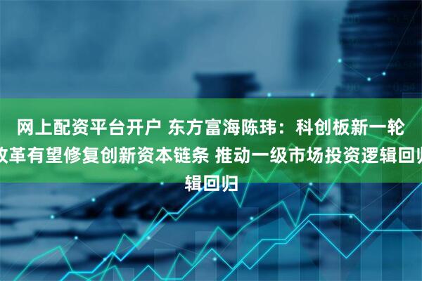 网上配资平台开户 东方富海陈玮：科创板新一轮改革有望修复创新资本链条 推动一级市场投资逻辑回归